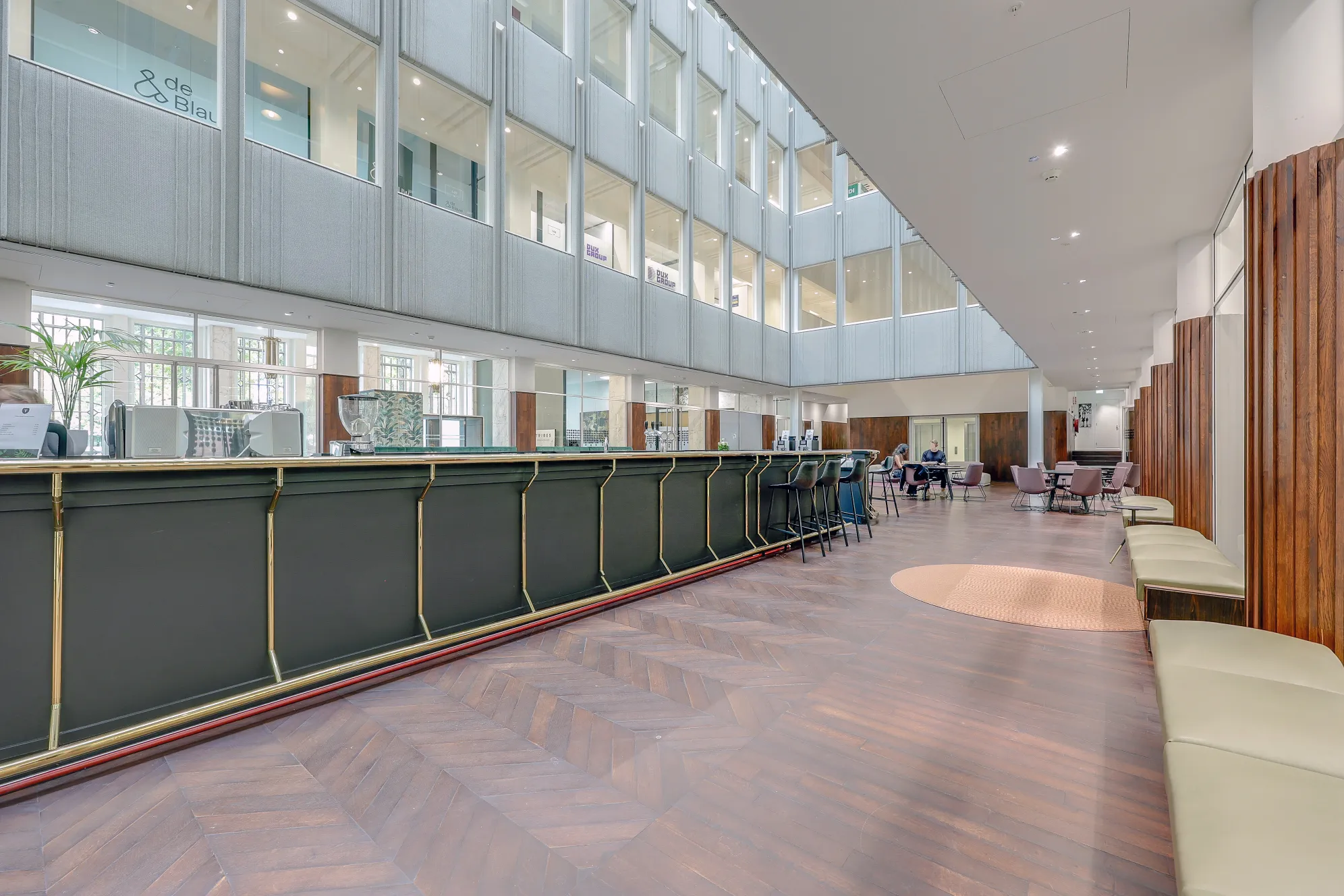 Workspace area at Tribes Rotterdam Blaak